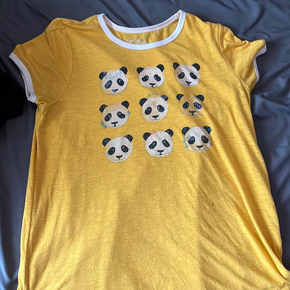 Panda girls shirt